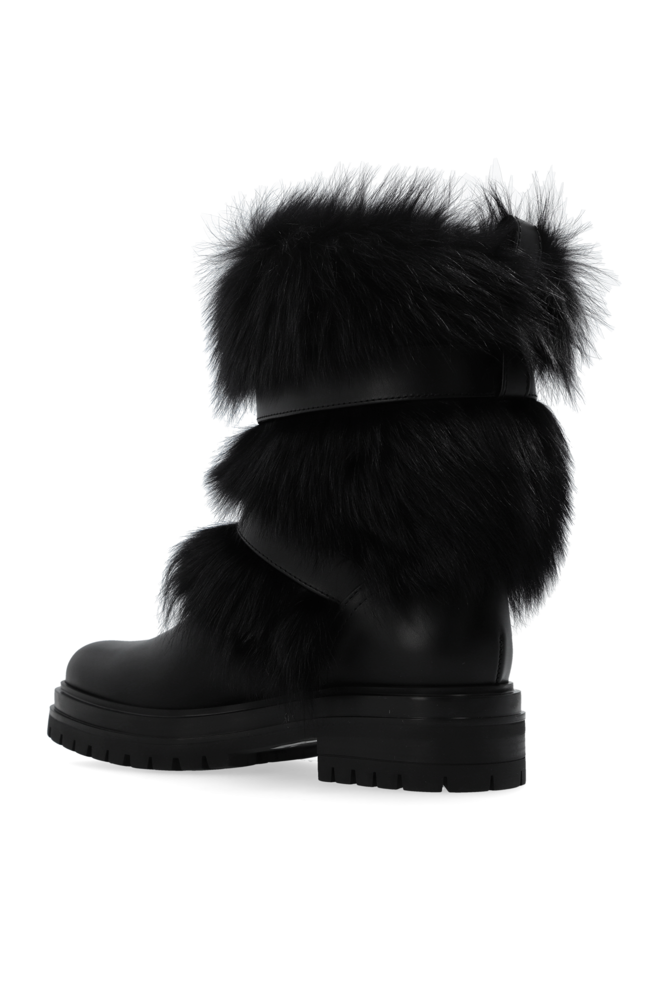 【Gianvito Rossi】ジャンヴィト・ロッシ MAVERICK BOOT GIANVITO ROSSI | Maverick Motorcycle Leather Shearling Boots